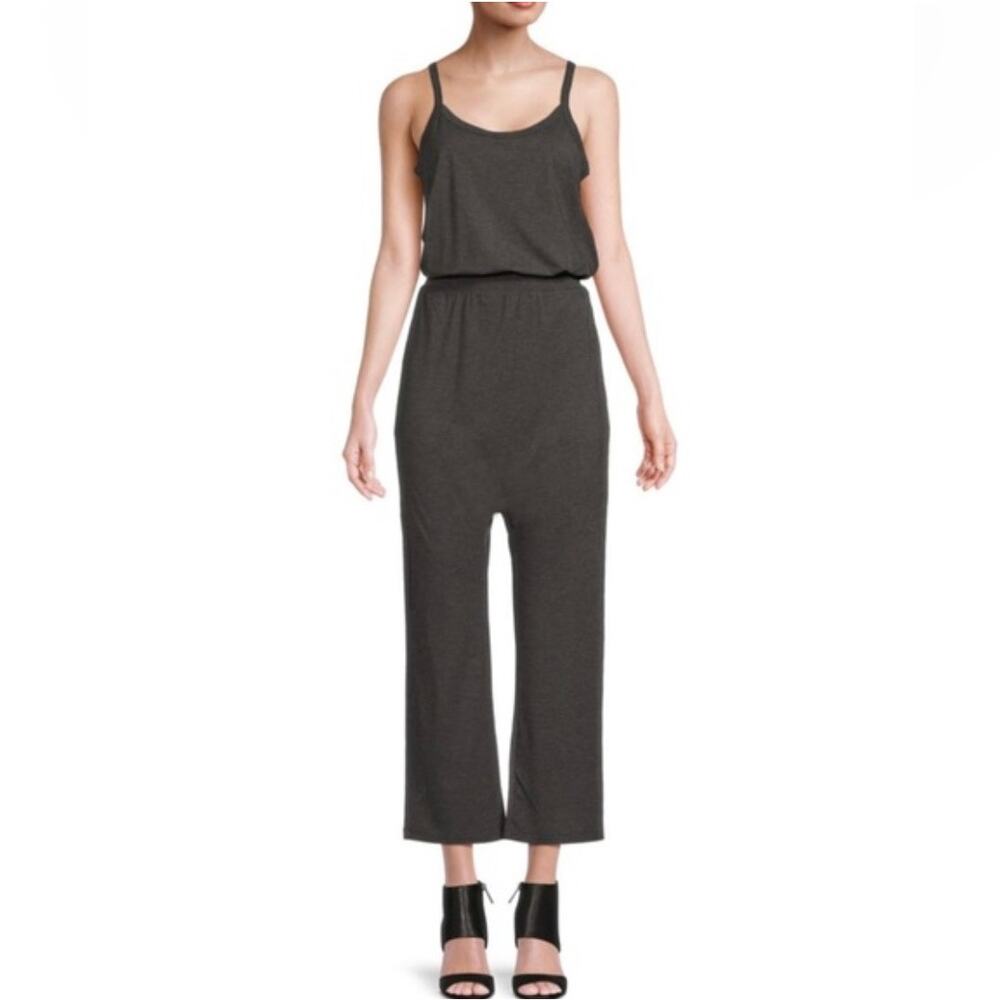 Spiritual Gangster Grey Maxin Relaxin Jumpsuit Small
